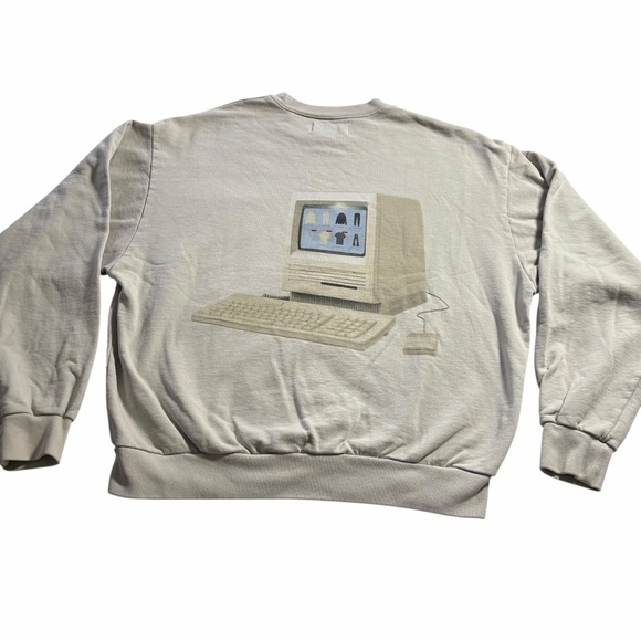 🍏 Lonely Ghost “Lonely” Apple Crewneck | Size Medium - Picture 3 of 7
